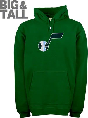 Utah Jazz Big and Tall Sweatshirt Hoodie, 3X, 4X, 5X