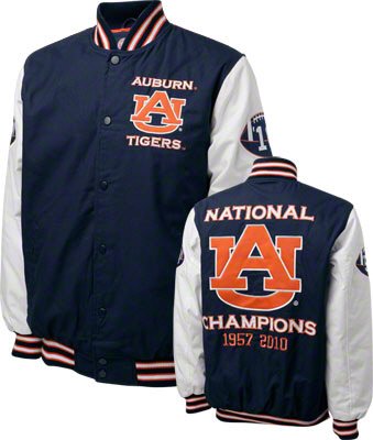 Big and Tall Auburn Tigers National Champions Jacket