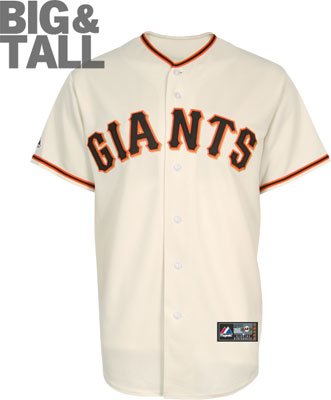Big and Tall San Francisco Giants Jersey 3X, 4X, 5X
