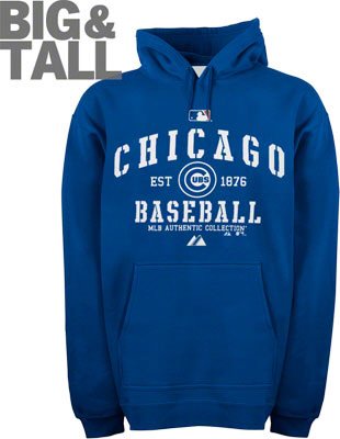 Big and Tall Chicago Cubs Sweatshirt Hoodie