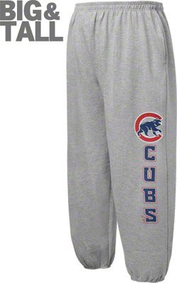Chicago Cubs Big and Tall Sweatpants