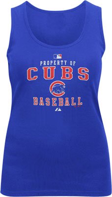 Chicago Cubs Womens Plus Size Tank Top