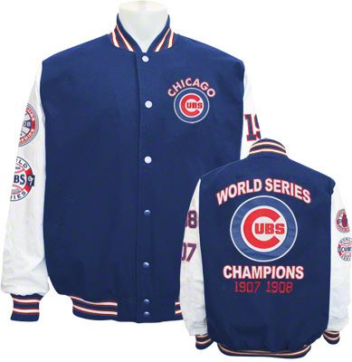 Chicago Cubs Big and Tall World Series Jacket