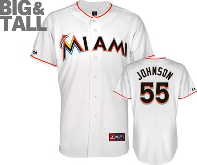 Josh Johnson 3XL Miami Marlins Big Tall Jersey