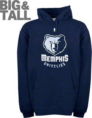 Big and Tall Memphis Grizzlies Sweatshirt Hoodie