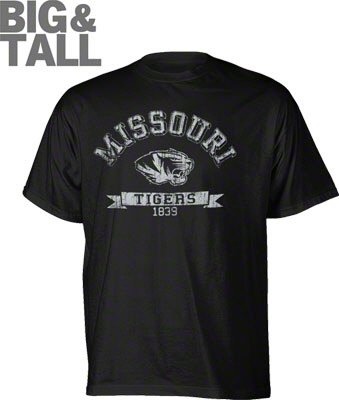 Missouri Tigers Big and Tall T-Shirt