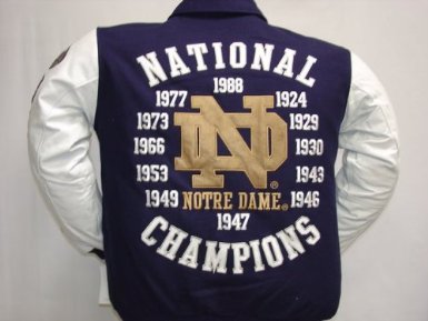 Notre Dame Big and Tall Jacket