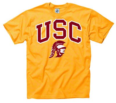 Gold Big and tall USC Trojans t-shirt