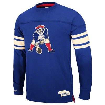 Big and Tall New England Patriots Throwback Jersey Shirt