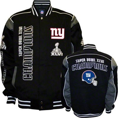 2012 Giants Super Bowl Champions Jacket