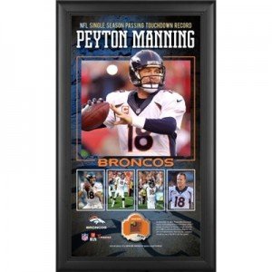 peyton manning record breaking plaque, peyton manning td record plaque