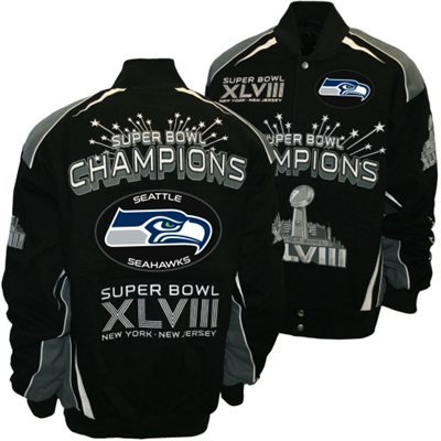 Seahawks Super Bowl Champions Jacket, Big Tall L, XL, 2X, 3X, 4X