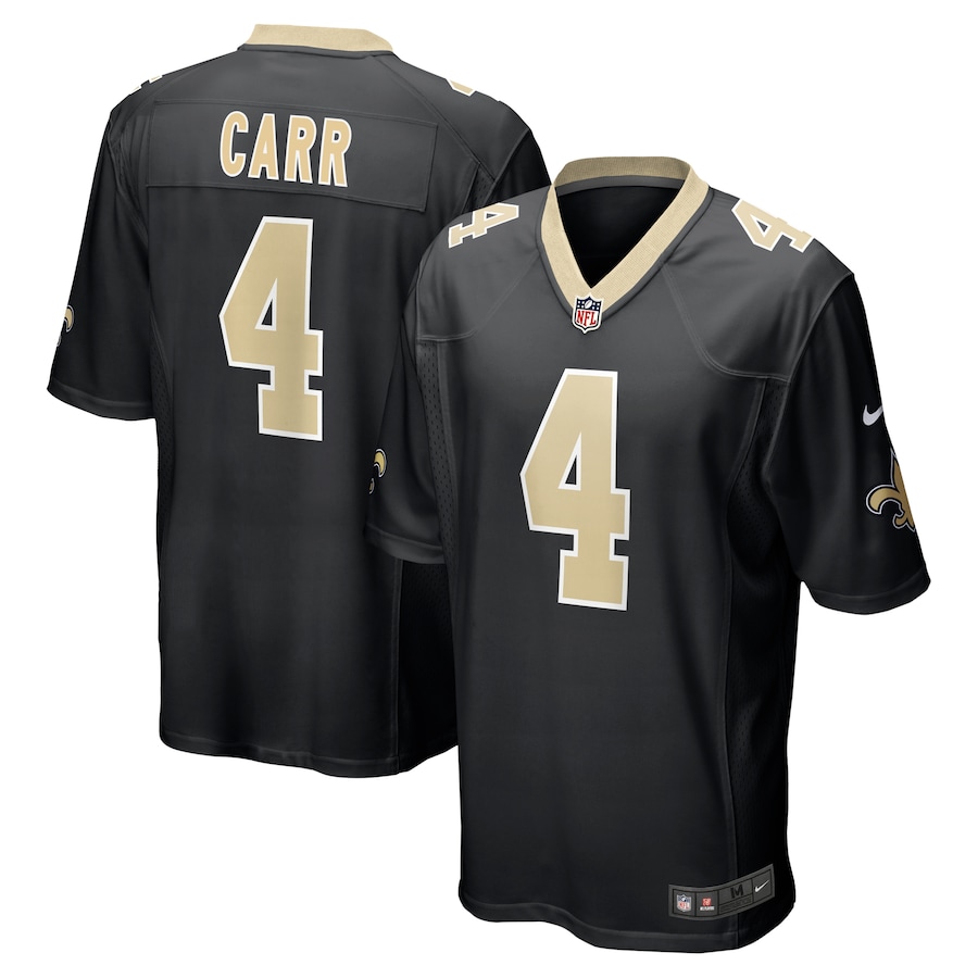 Derek Carr Jersey - New Orleans Saints by Nike