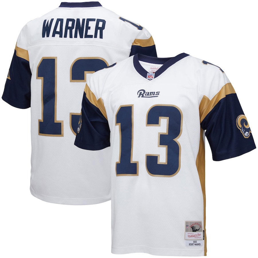 Kurt Warner Jersey by Mitchell and Ness - 2001 Rams