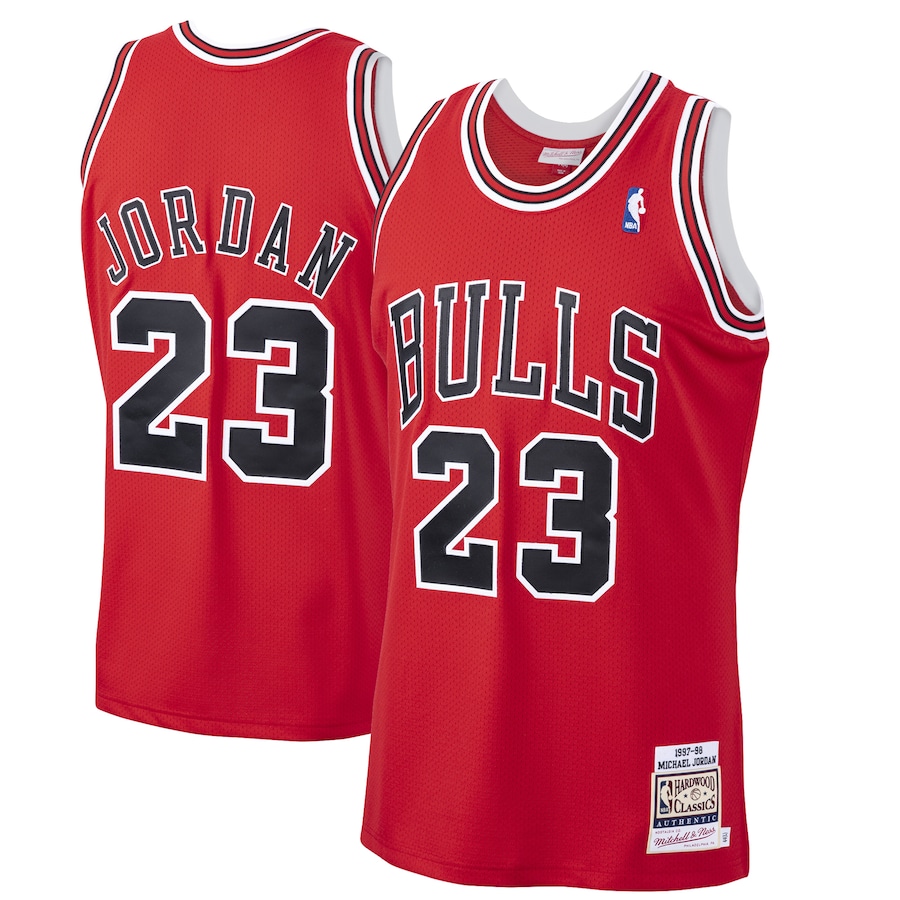 Big and Tall Michael Jordan Jersey by Mitchell and Ness - Red