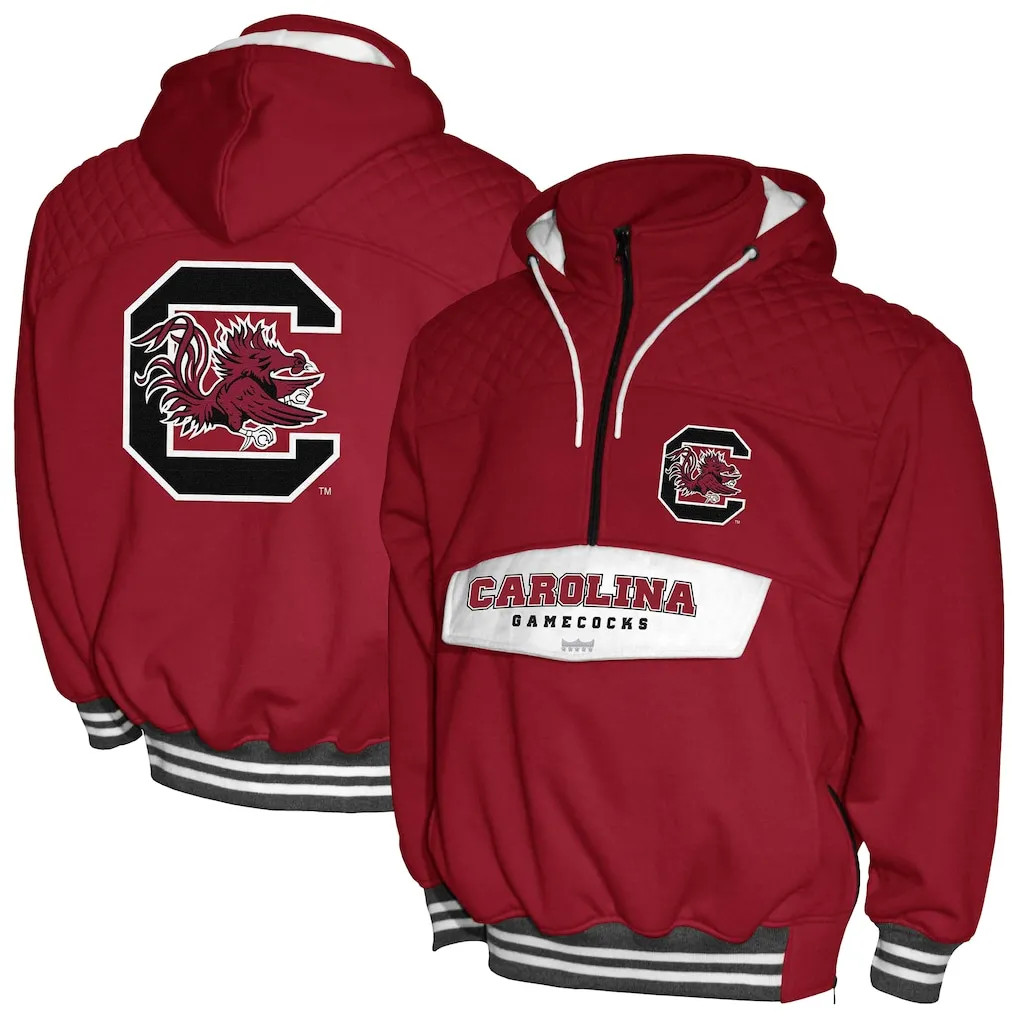 Half Zip South Carolina Gamecocks Pullover Hoodie