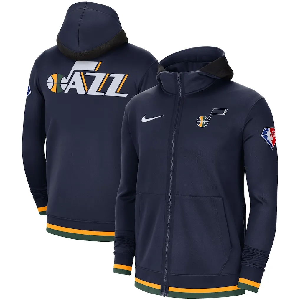 Full Zip Utah Jazz Hoodie Jacket by Nike