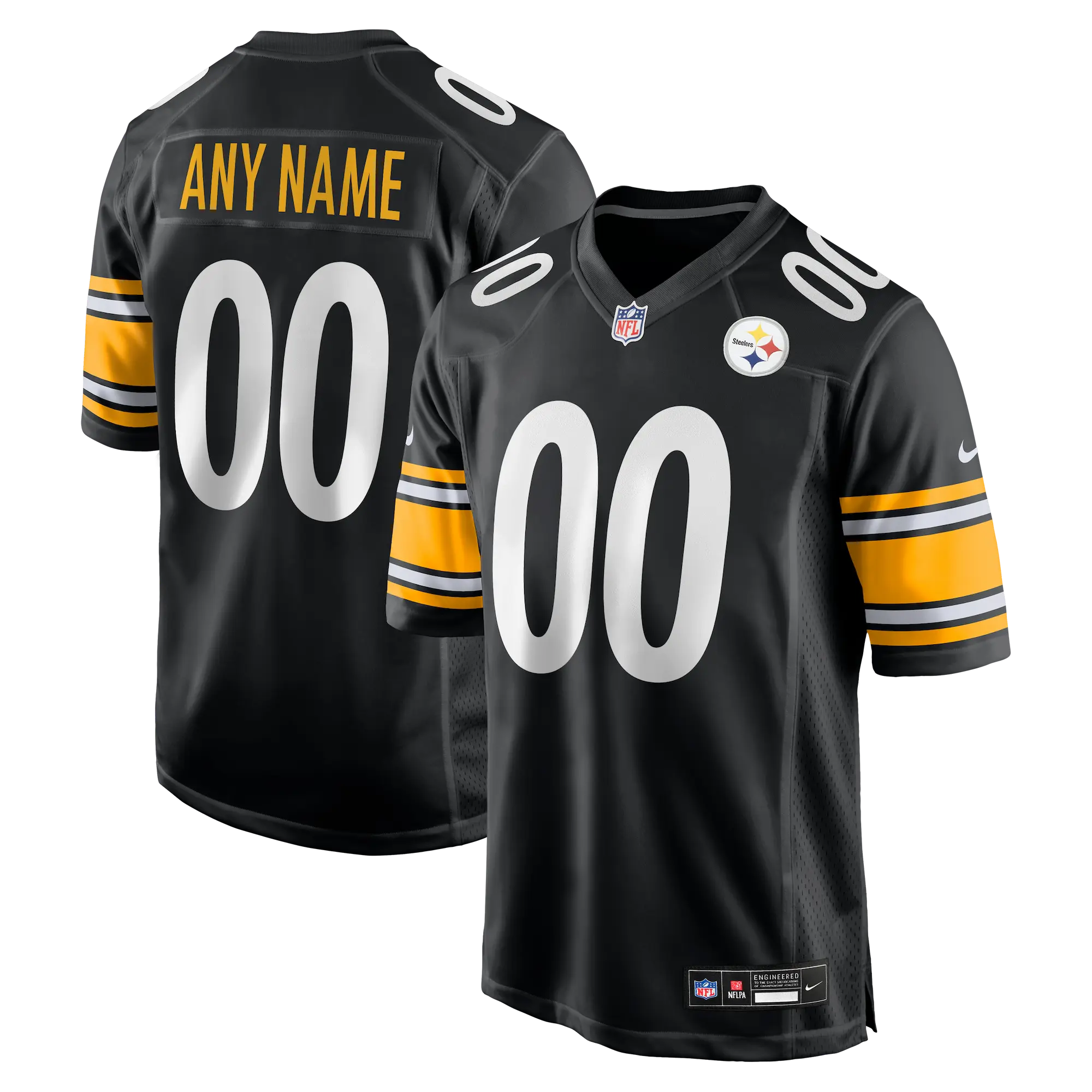 Pittsburgh Steelers custom jersey in sizes up to 5XL