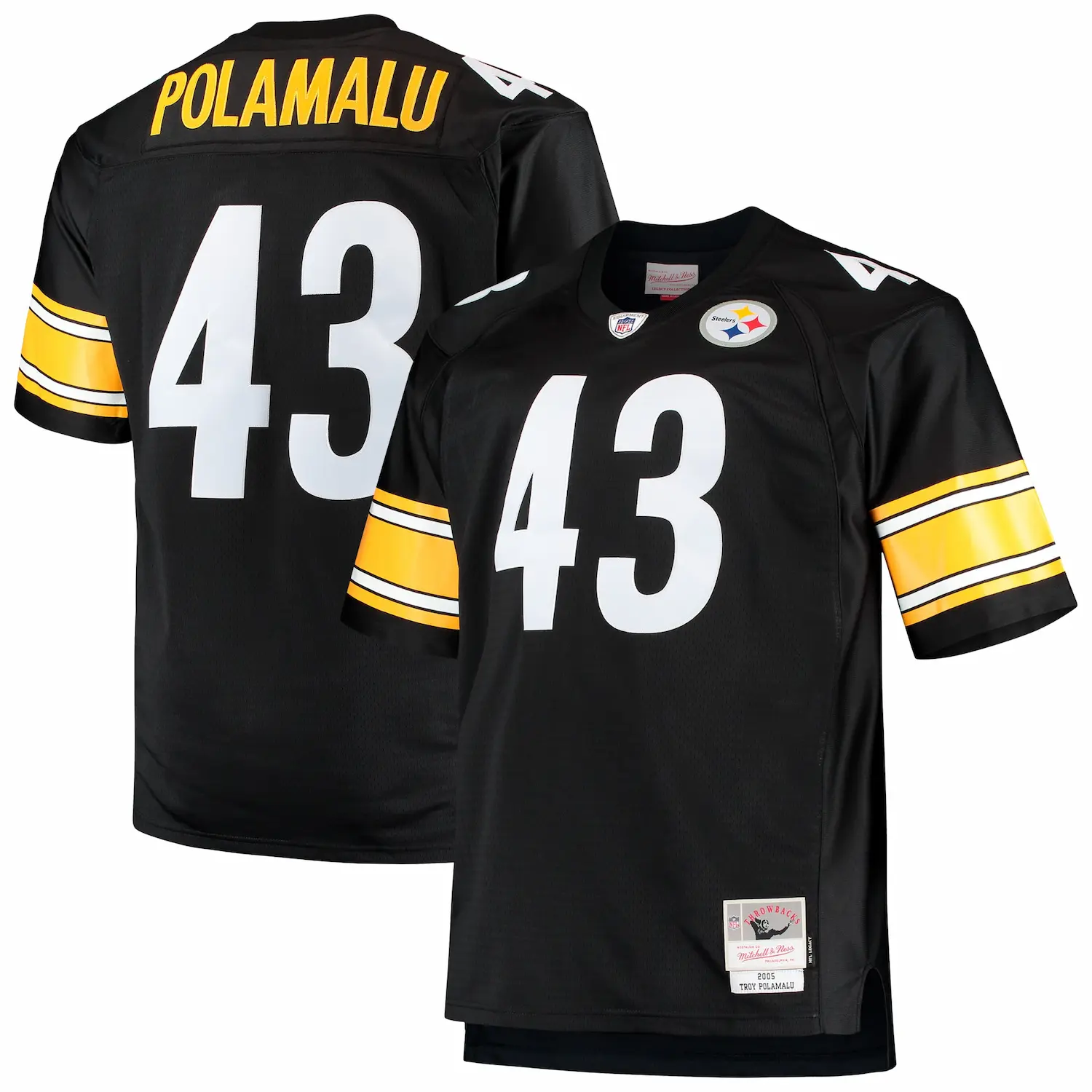 Pittsburgh Steelers Big and Tall Jersey - Troy Polamalu