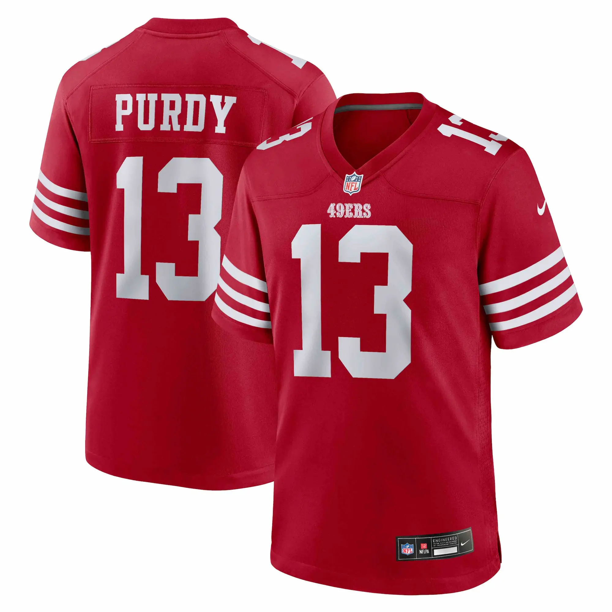 Big and Tall Brock Purdy in sizes up to 5XL - Made by Nike